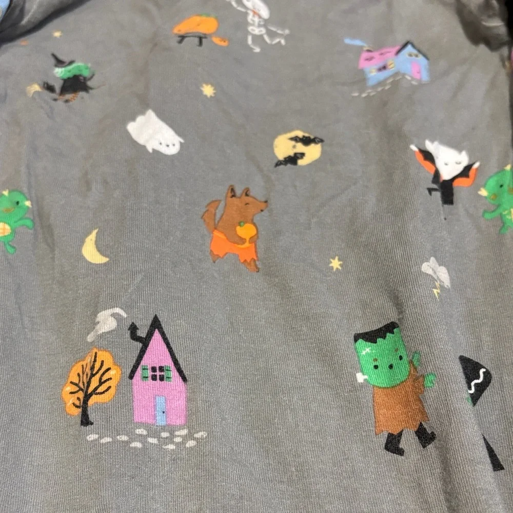 Gray Halloween  Bamboo Pajama - Picture 2 of 3